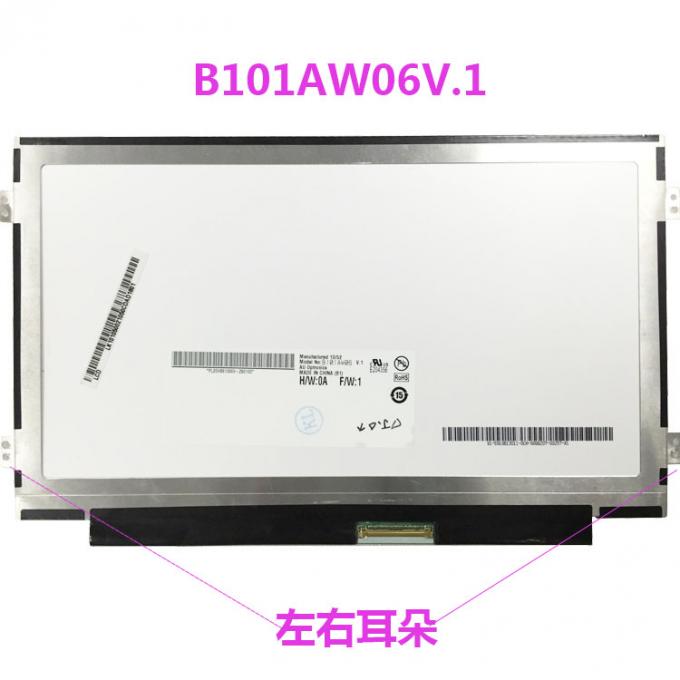 СИД экрана/ноутбука ЛКД 10,1 дюймов панель Б101АВ06 в 1 тонкого с 1024кс600