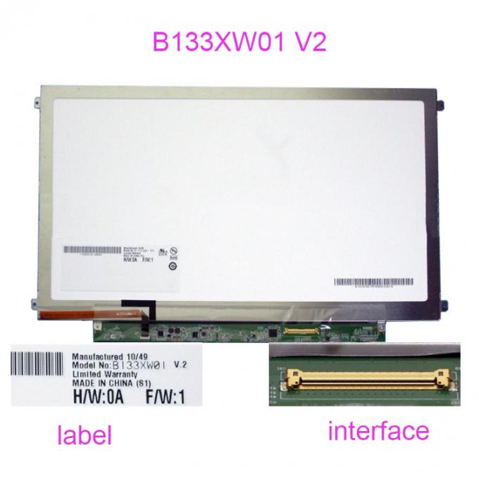 1366кс768 замена Б133СВ01 в индикаторной панели ЛКД 13,3 дюймов 2 ПИН ЛВДС 40